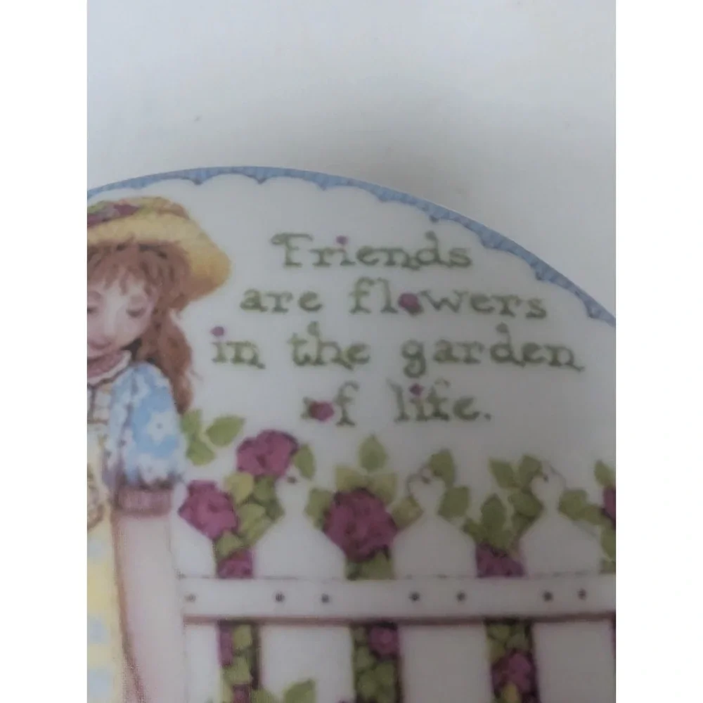 vintage imperial porcelain friendship garden large trinket box